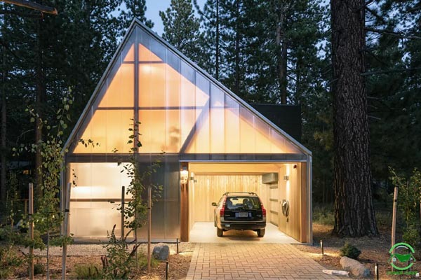طراحی خانه مثلثی